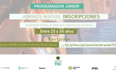 Sembrando TIC: nuevo período de inscripciones para personas entre 25 y 35 años