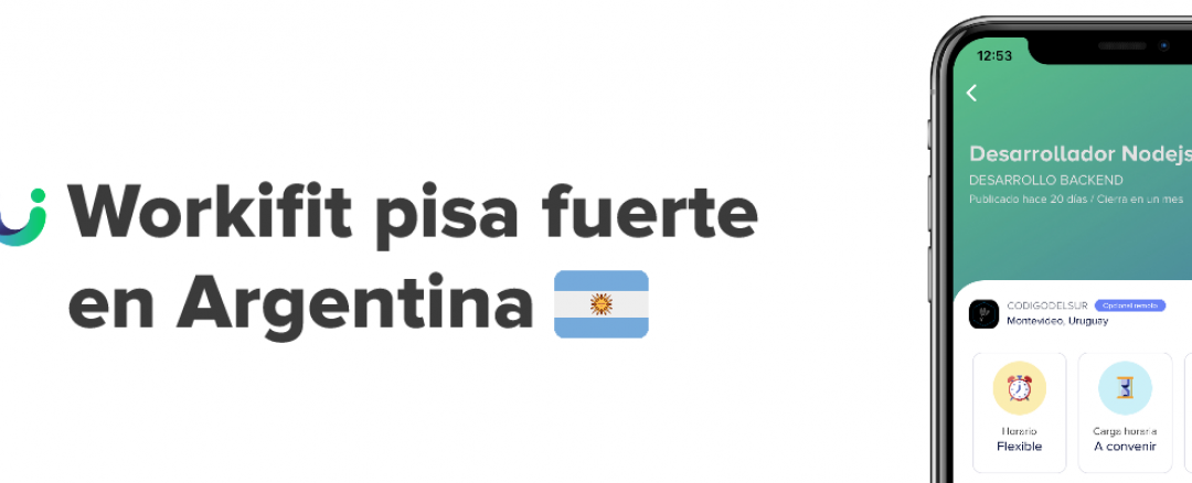 Workifit pisa fuerte en Argentina