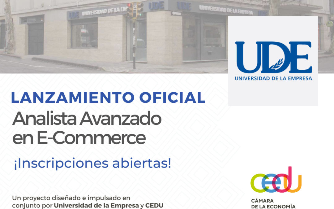 UDE impartirá la carrera de analista avanzado en eCommerce con el apoyo de CEDU